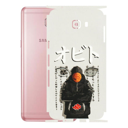 Samsung M/F/Note/Flip and C Phone Skins (All Models) - Obito Anime Eye - 3D Embossed Finish (L-19) Samsung Galaxy C9 Pro