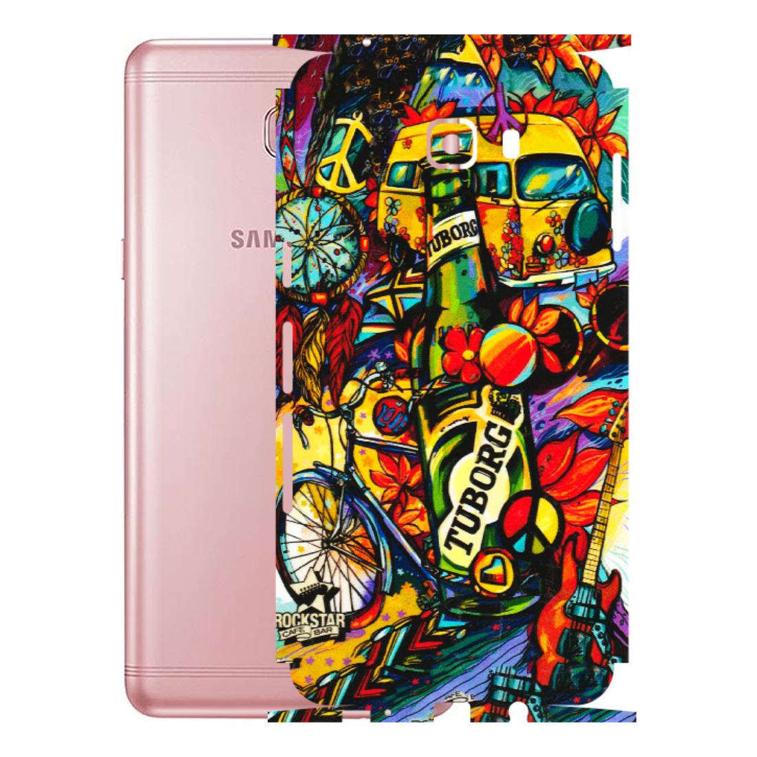 Samsung M/F/Note/Flip and C Phone Skins (All Models) - Cool Beer Bottle - 3D Embossed Finish (L-193) Samsung Galaxy C9 Pro