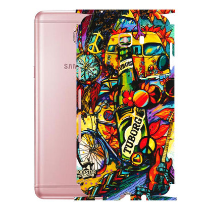Samsung M/F/Note/Flip and C Phone Skins (All Models) - Cool Beer Bottle - 3D Embossed Finish (L-193) Samsung Galaxy C9 Pro