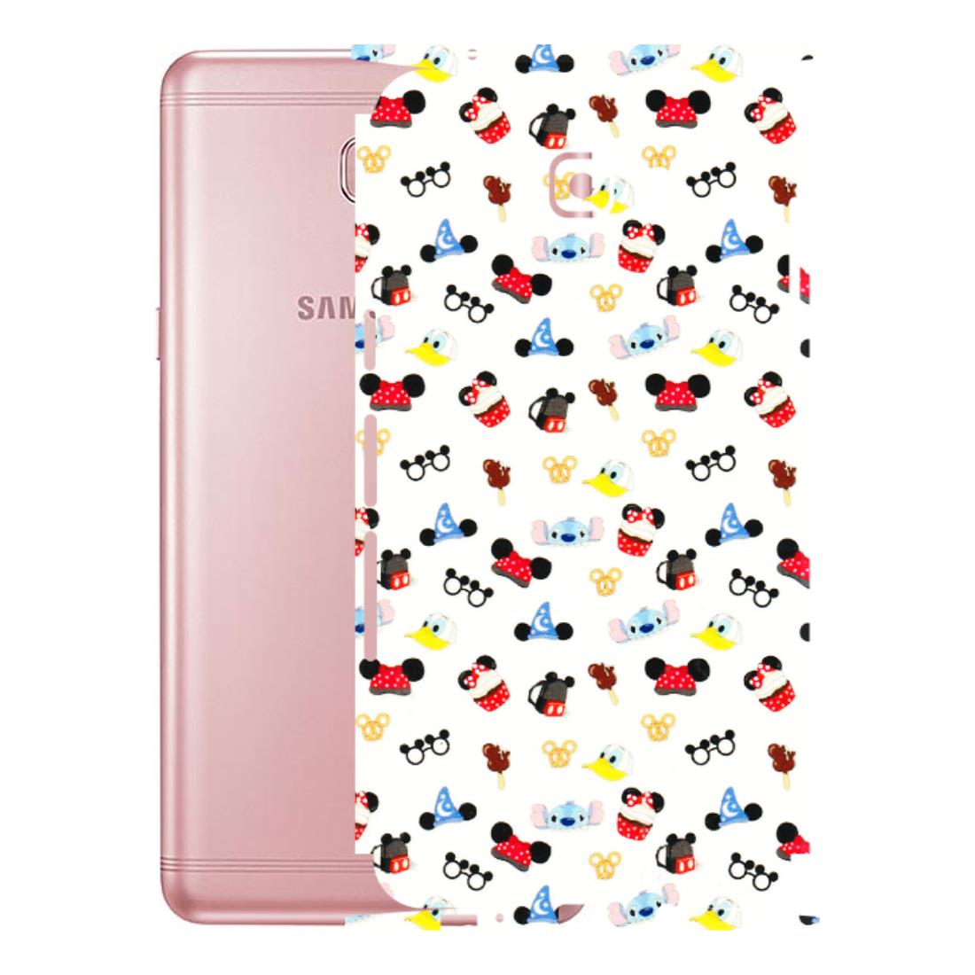 Samsung M/F/Note/Flip and C Phone Skins (All Models) - Minnie Mouse & Donald Doodles s - 3D Embossed Finish (L-194) Samsung Galaxy C9 Pro