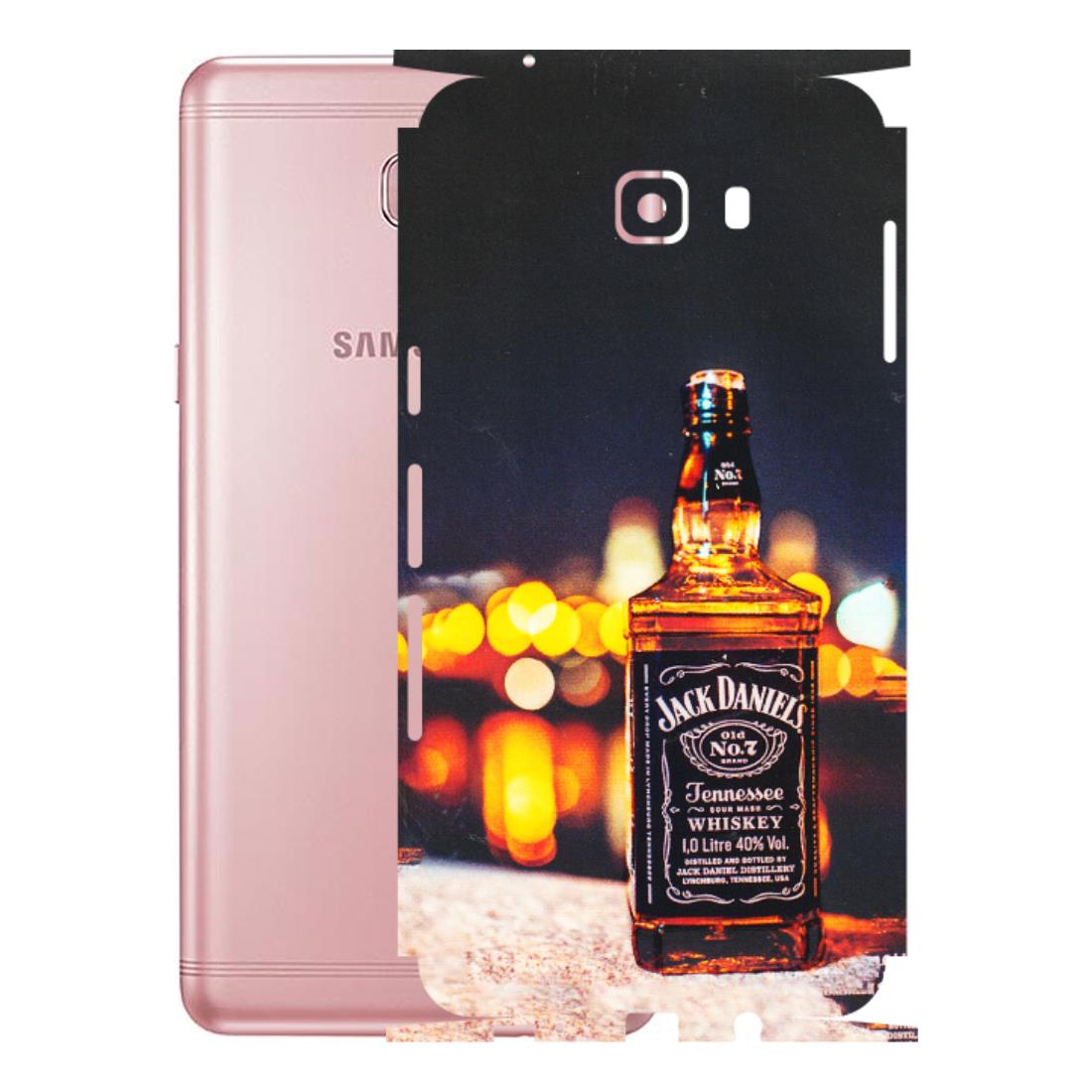 Samsung M/F/Note/Flip and C Phone Skins (All Models) - JD Whiskey Bottle - 3D Embossed Finish (L-20) Samsung Galaxy C9 Pro