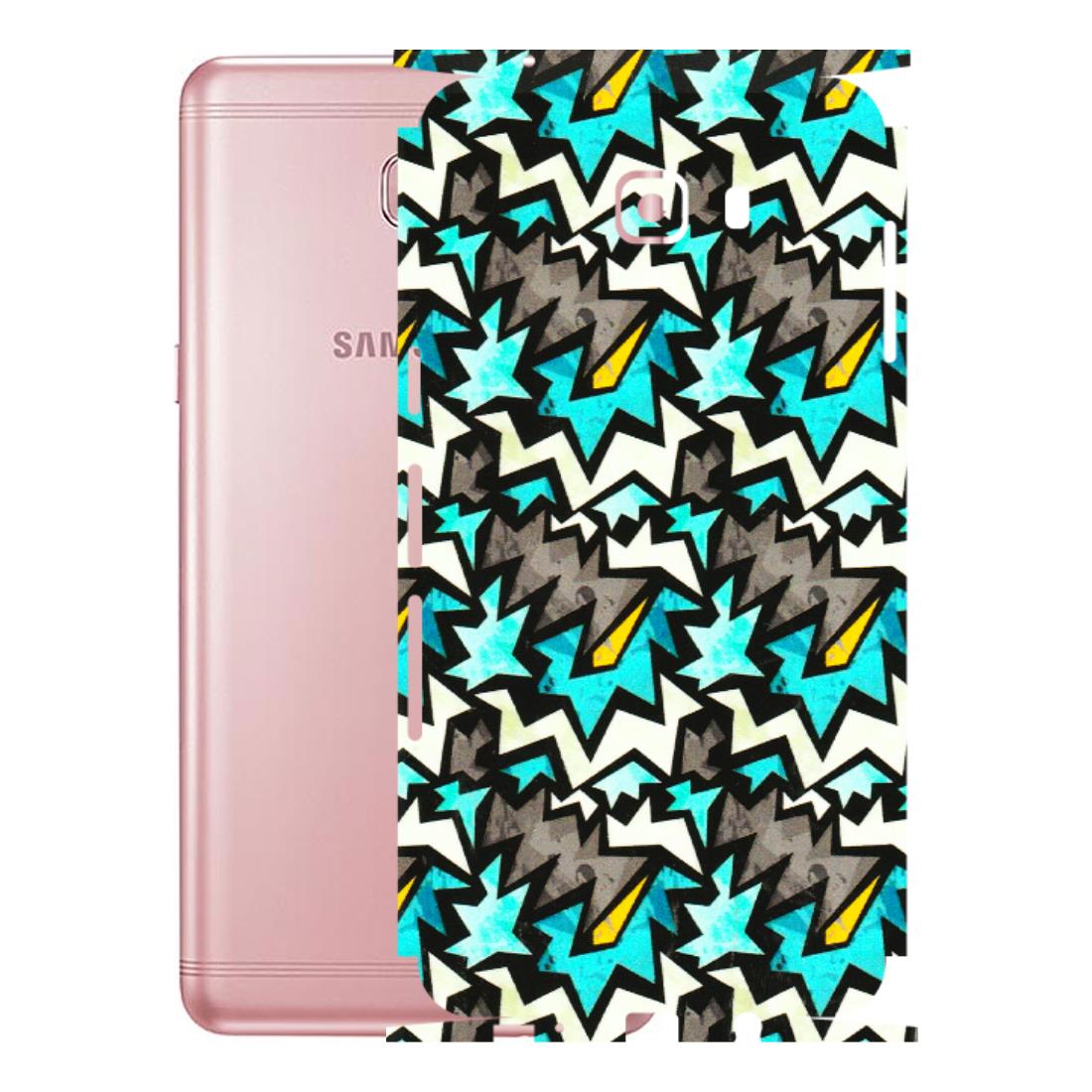 Samsung M/F/Note/Flip and C Phone Skins (All Models) - Funky Zig Zag - 3D Embossed Finish (L-223) Samsung Galaxy C9 Pro