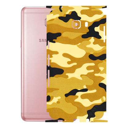Samsung M/F/Note/Flip and C Phone Skins (All Models) - Indian Camo - 3D Embossed Finish (L-228) Samsung Galaxy C9 Pro