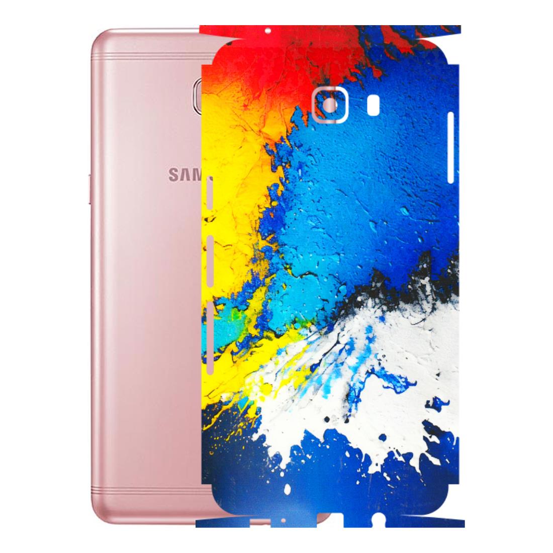 Samsung M/F/Note/Flip and C Phone Skins (All Models) - Acrylic Paint Spill - 3D Embossed Finish (L-229) Samsung Galaxy C9 Pro