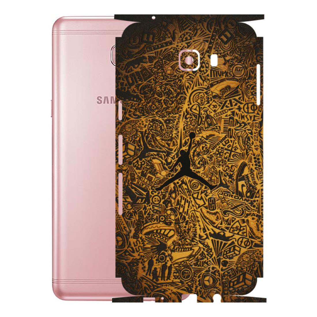 Samsung M/F/Note/Flip and C Phone Skins (All Models) - Premium Gold Basketball Player - 3D Embossed Finish (L-236) Samsung Galaxy C9 Pro