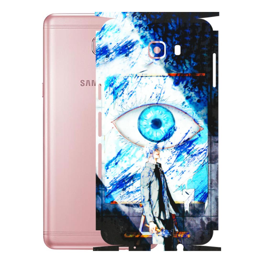 Samsung M/F/Note/Flip and C Phone Skins (All Models) - Gojo Satoru evil eye - 3D Embossed Finish (L-239) Samsung Galaxy C9 Pro