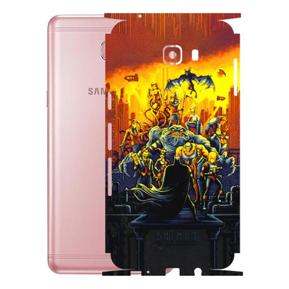 Samsung M/F/Note/Flip and C Phone Skins (All Models) - Games Doodles - 3D Embossed Finish (L-24) Samsung Galaxy C9 Pro