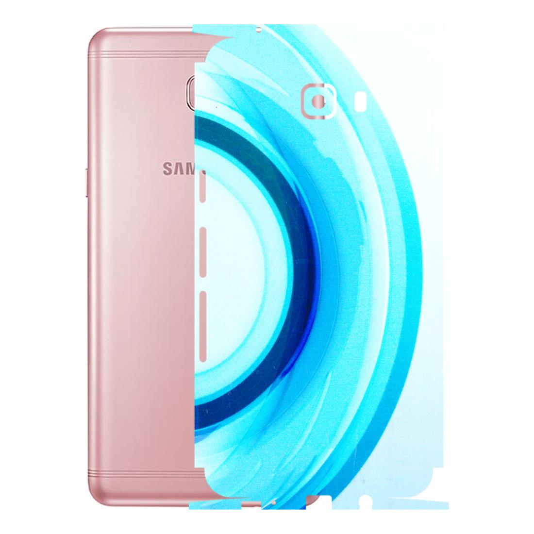 Samsung M/F/Note/Flip and C Phone Skins (All Models) - The Blue Curve - 3D Embossed Finish (L-244) Samsung Galaxy C9 Pro