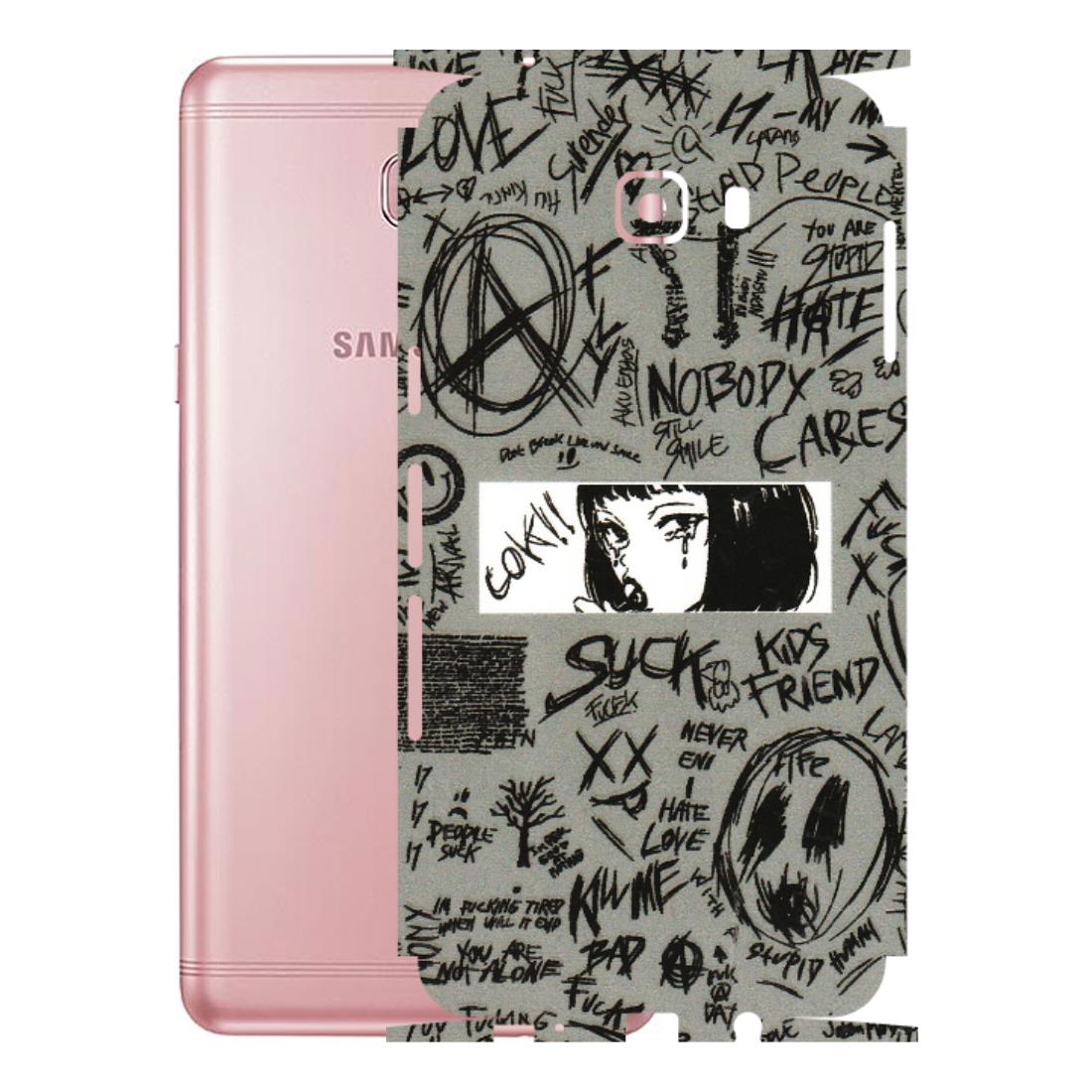 Samsung M/F/Note/Flip and C Phone Skins (All Models) - Never Have Love Anime - 3D Embossed Finish (L-260) Samsung Galaxy C9 Pro
