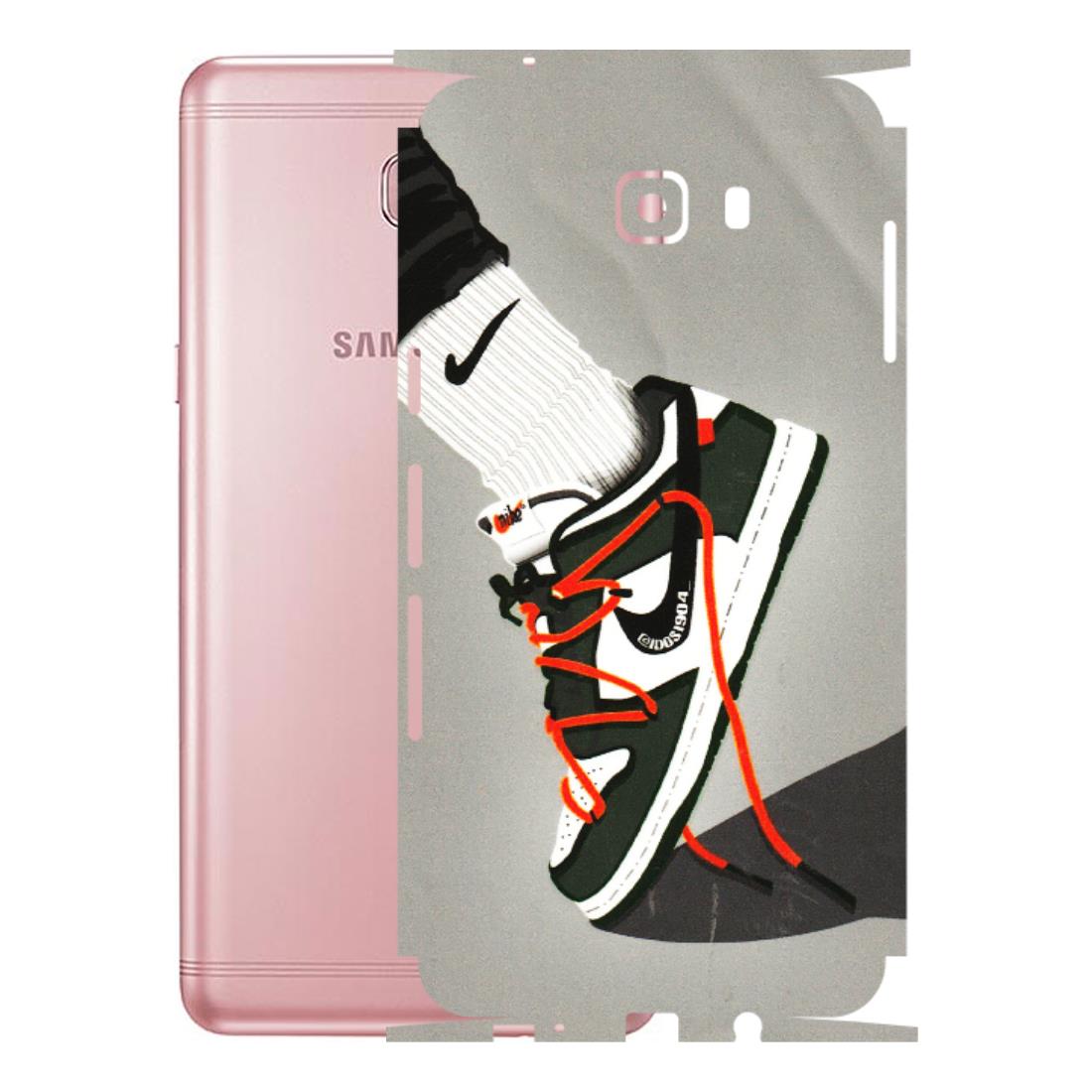 Samsung M/F/Note/Flip and C Phone Skins (All Models) - New Grey Sneaker - 3D Embossed Finish (L-261) Samsung Galaxy C9 Pro