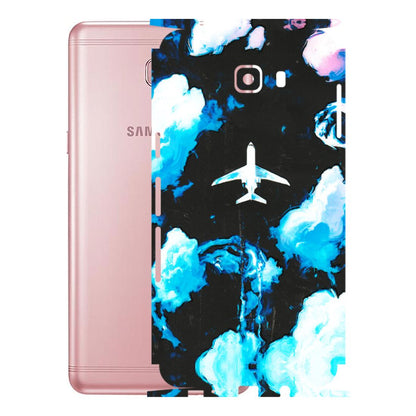 Samsung M/F/Note/Flip and C Phone Skins (All Models) - Travel In Airline - 3D Embossed Finish (L-264) Samsung Galaxy C9 Pro