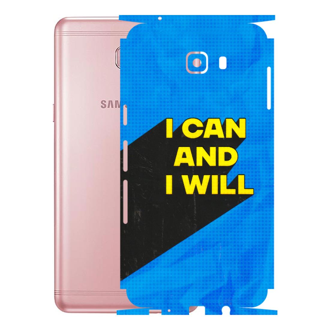 Samsung M/F/Note/Flip and C Phone Skins (All Models) - I Can And I Will - 3D Embossed Finish (L-281) Samsung Galaxy C9 Pro