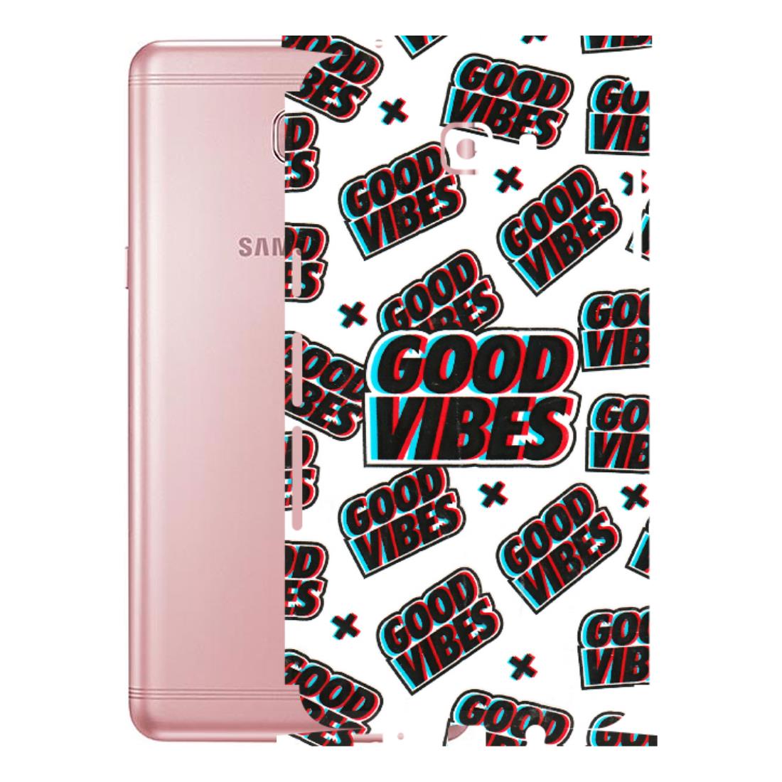 Samsung M/F/Note/Flip and C Phone Skins (All Models) - Good Vibes - 3D Embossed Finish (L-282) Samsung Galaxy C9 Pro