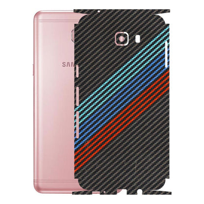 Samsung M/F/Note/Flip and C Phone Skins (All Models) - Carbon BM - 3D Embossed Finish (L-302) Samsung Galaxy C9 Pro