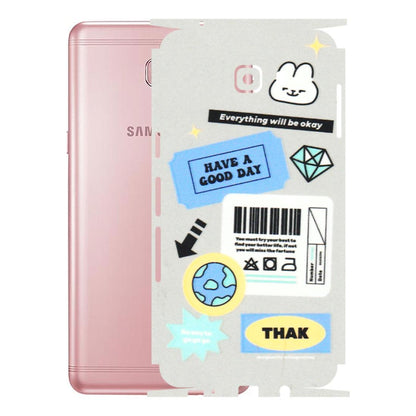 Samsung M/F/Note/Flip and C Phone Skins (All Models) - Will Be Okay Design - 3D Embossed Finish (L-316) Samsung Galaxy C9 Pro