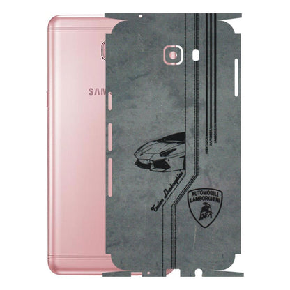 Samsung M/F/Note/Flip and C Phone Skins (All Models) - New Lamborgini Aventador - 3D Embossed Finish (L-321) Samsung Galaxy C9 Pro