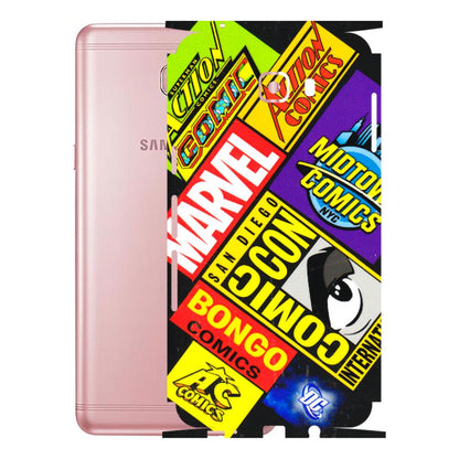 Samsung M/F/Note/Flip and C Phone Skins (All Models) - Bongo Comic Con - 3D Embossed Finish (L-325) Samsung Galaxy C9 Pro