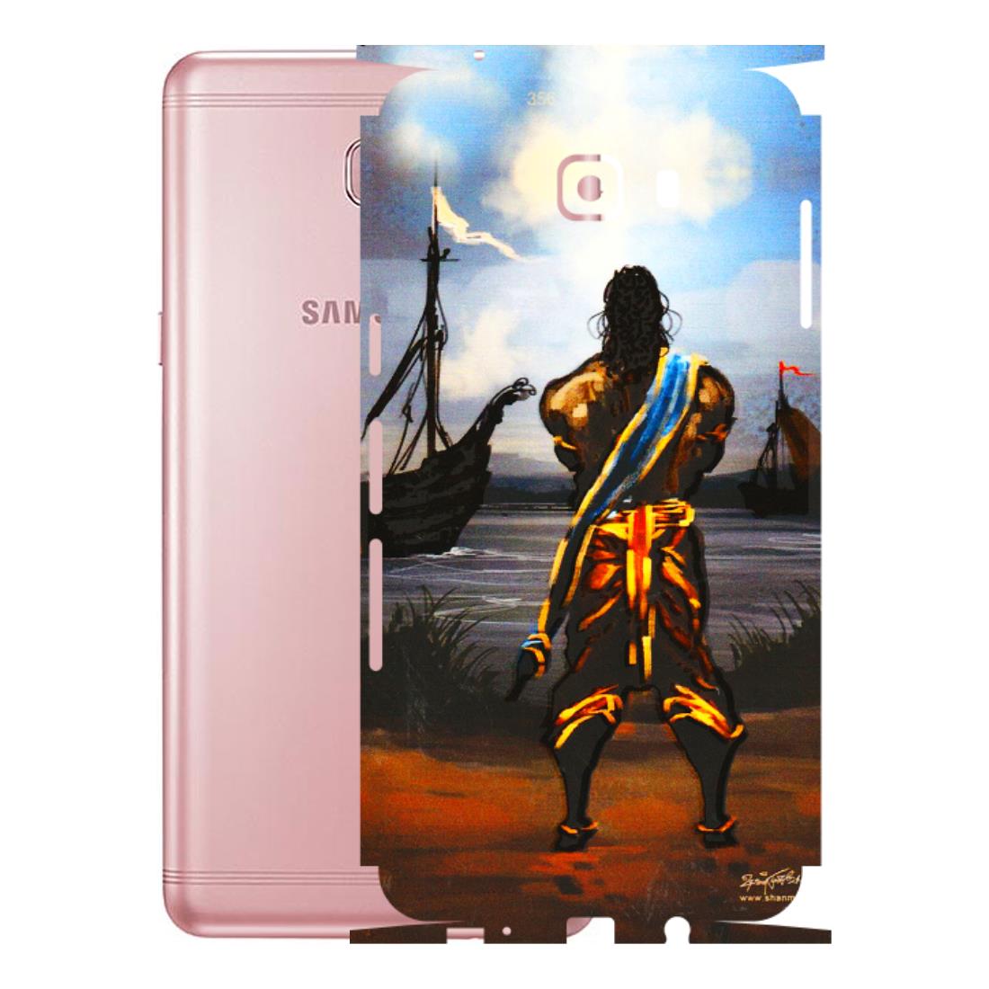 Samsung M/F/Note/Flip and C Phone Skins (All Models) - Heavenly God Figure - 3D Embossed Finish (L-34) Samsung Galaxy C9 Pro