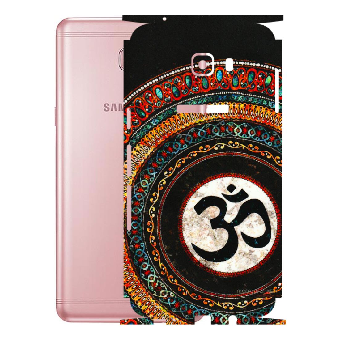 Samsung M/F/Note/Flip and C Phone Skins (All Models) - Aum Chant Abstract - 3D Embossed Finish (L-42) Samsung Galaxy C9 Pro
