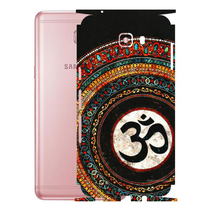 Samsung M/F/Note/Flip and C Phone Skins (All Models) - Aum Chant Abstract - 3D Embossed Finish (L-42) Samsung Galaxy C9 Pro