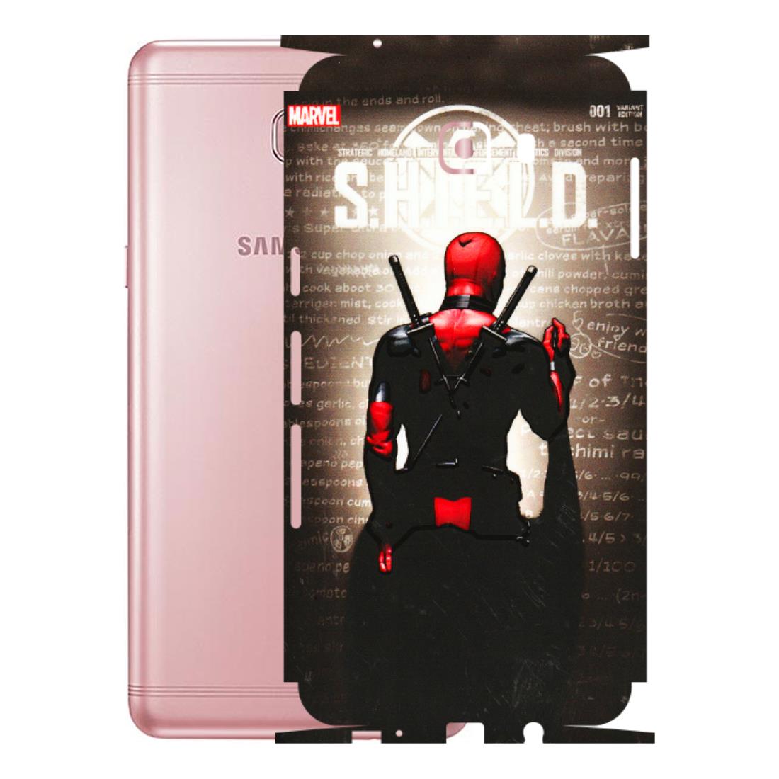 Samsung M/F/Note/Flip and C Phone Skins (All Models) - Deadpool - 3D Embossed Finish (L-56) Samsung Galaxy C9 Pro