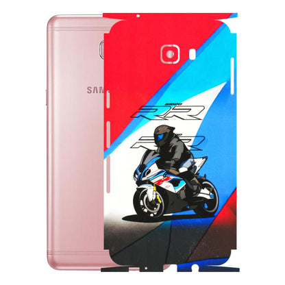 Samsung M/F/Note/Flip and C Phone Skins (All Models) - Bikers Love - 3D Embossed Finish (L-58) Samsung Galaxy C9 Pro