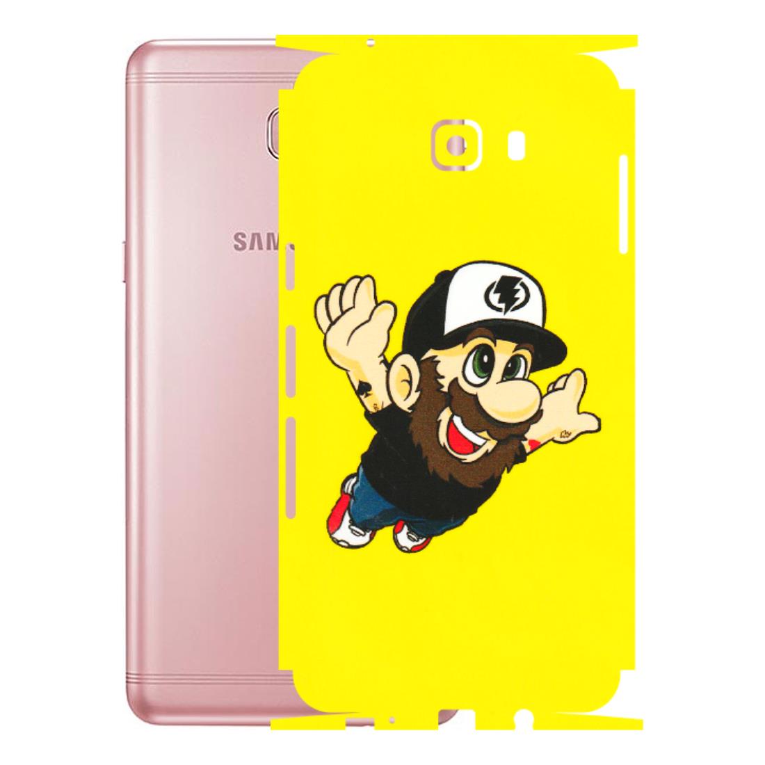Samsung M/F/Note/Flip and C Phone Skins (All Models) - Flying Beardo - 3D Embossed Finish (L-60) Samsung Galaxy C9 Pro