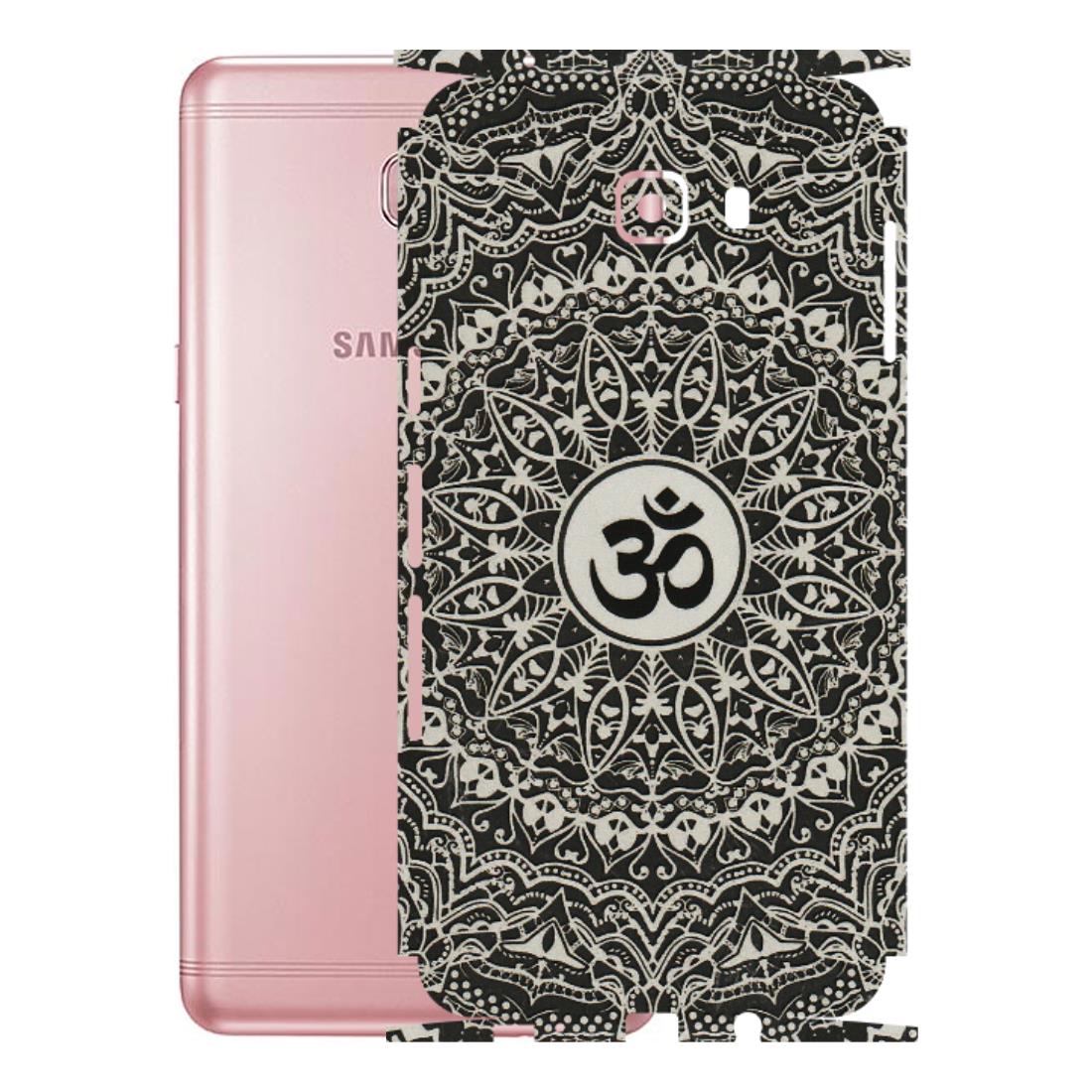 Samsung M/F/Note/Flip and C Phone Skins (All Models) - Aum Elegant Mandala - 3D Embossed Finish (L-62) Samsung Galaxy C9 Pro