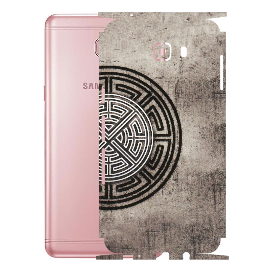 Samsung M/F/Note/Flip and C Phone Skins (All Models) - Mysterious Circular Design - 3D Embossed Finish (L-63) Samsung Galaxy C9 Pro