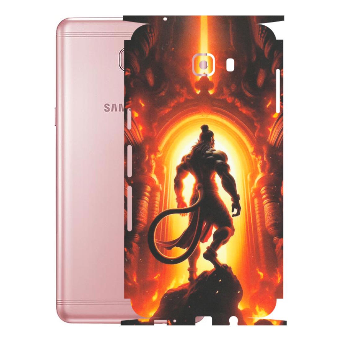 Samsung M/F/Note/Flip and C Phone Skins (All Models) - HanumanJi - Matte Finish (M-06) Samsung Galaxy C9 Pro