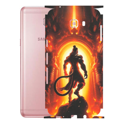 Samsung M/F/Note/Flip and C Phone Skins (All Models) - HanumanJi - Matte Finish (M-06) Samsung Galaxy C9 Pro