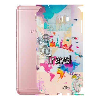 Samsung M/F/Note/Flip and C Phone Skins (All Models) - Travel The Wonders - Matte Finish (M-108) Samsung Galaxy C9 Pro
