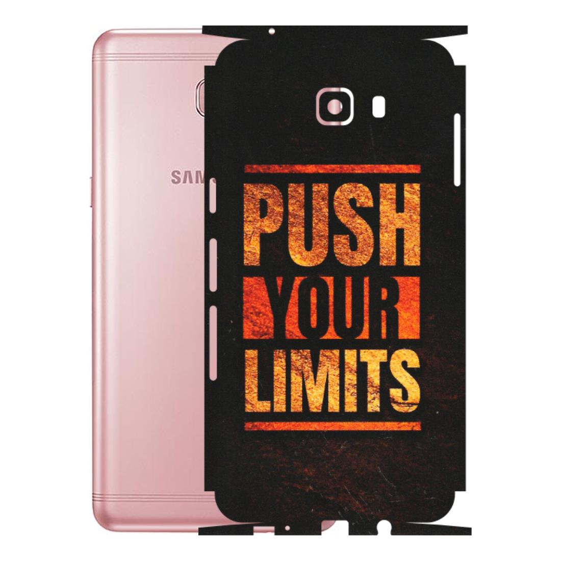 Samsung M/F/Note/Flip and C Phone Skins (All Models) - Push Your Limits - Matte Finish (M-118) Samsung Galaxy C9 Pro