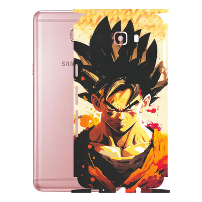 Samsung M/F/Note/Flip and C Phone Skins (All Models) - Angry Goku - Matte Finish (M-12) Samsung Galaxy C9 Pro