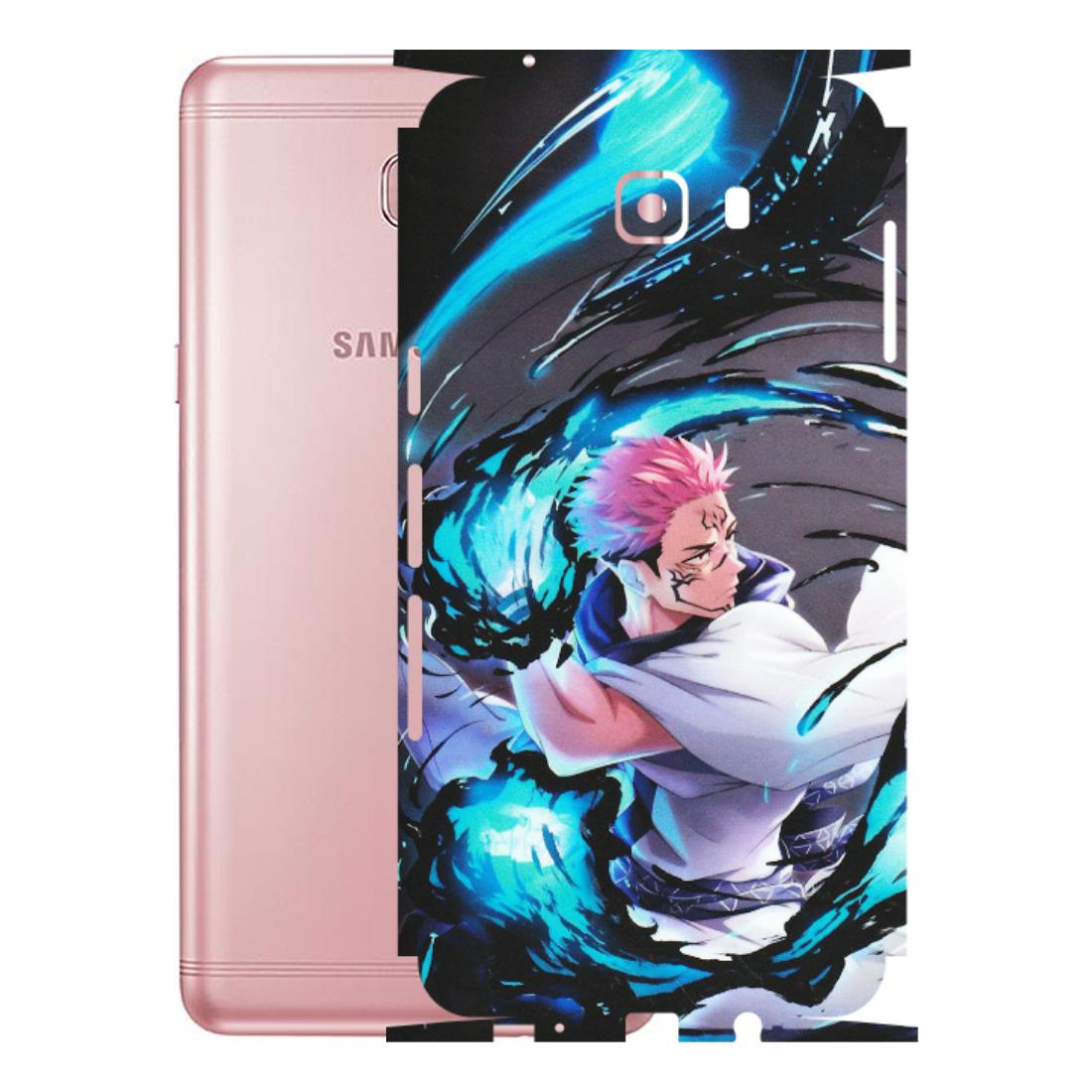 Samsung M/F/Note/Flip and C Phone Skins (All Models) - New Jujutsu Kaisen Grey Blue Anime - Matte Finish (M-127) Samsung Galaxy C9 Pro