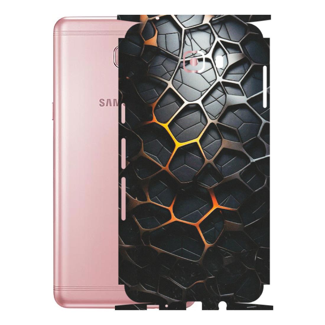 Samsung M/F/Note/Flip and C Phone Skins (All Models) - New Abstract Graphite Tiles - Matte Finish (M-130) Samsung Galaxy C9 Pro