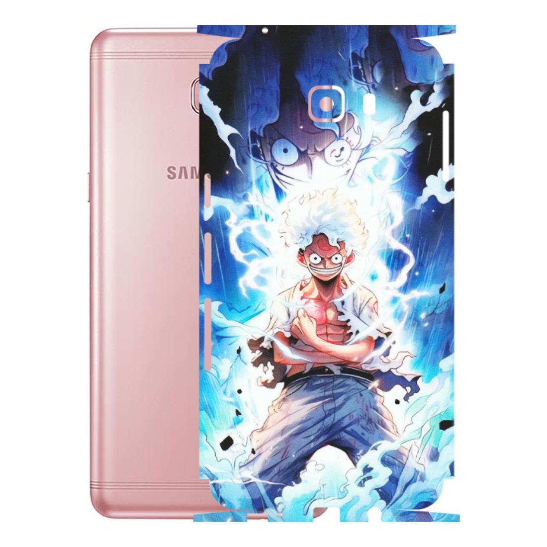 Samsung M/F/Note/Flip and C Phone Skins (All Models) - Blue Thunder Luffy Anime - Matte Finish (M-132) Samsung Galaxy C9 Pro