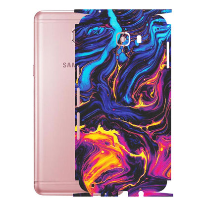 Samsung M/F/Note/Flip and C Phone Skins (All Models) - Abstract Paint Classy - Matte Finish (M-15) Samsung Galaxy C9 Pro