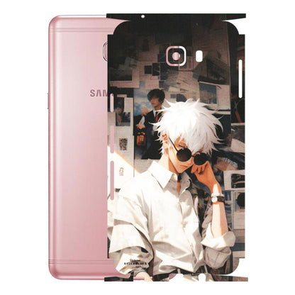 Samsung M/F/Note/Flip and C Phone Skins (All Models) - Gojo Satoru Jujustu Kaisen Anime - Matte Finish (M-156) Samsung Galaxy C9 Pro