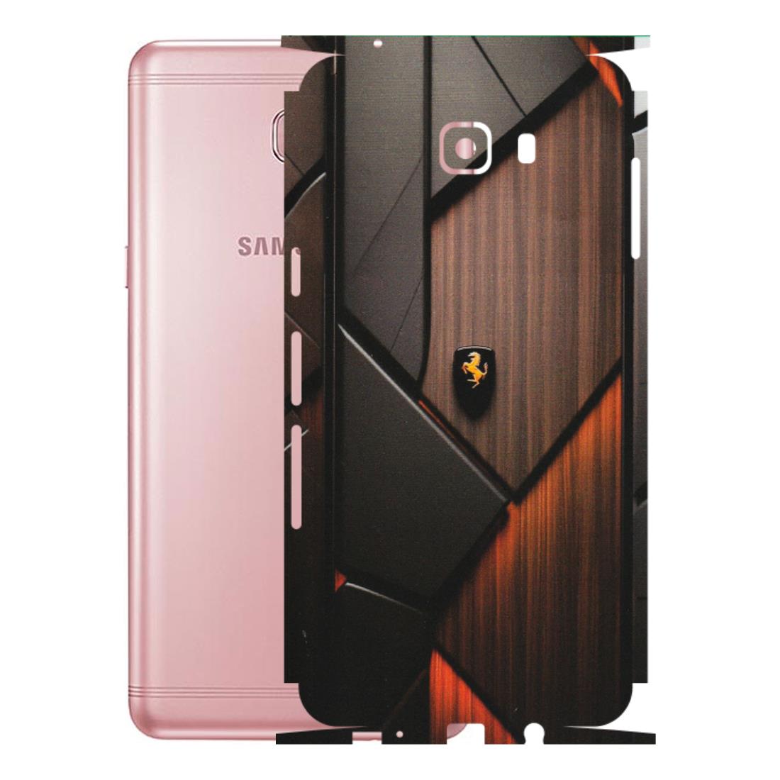 Samsung M/F/Note/Flip and C Phone Skins (All Models) - Lambo Beauty Wood Pattern Sober - Matte Finish (M-51) Samsung Galaxy C9 Pro