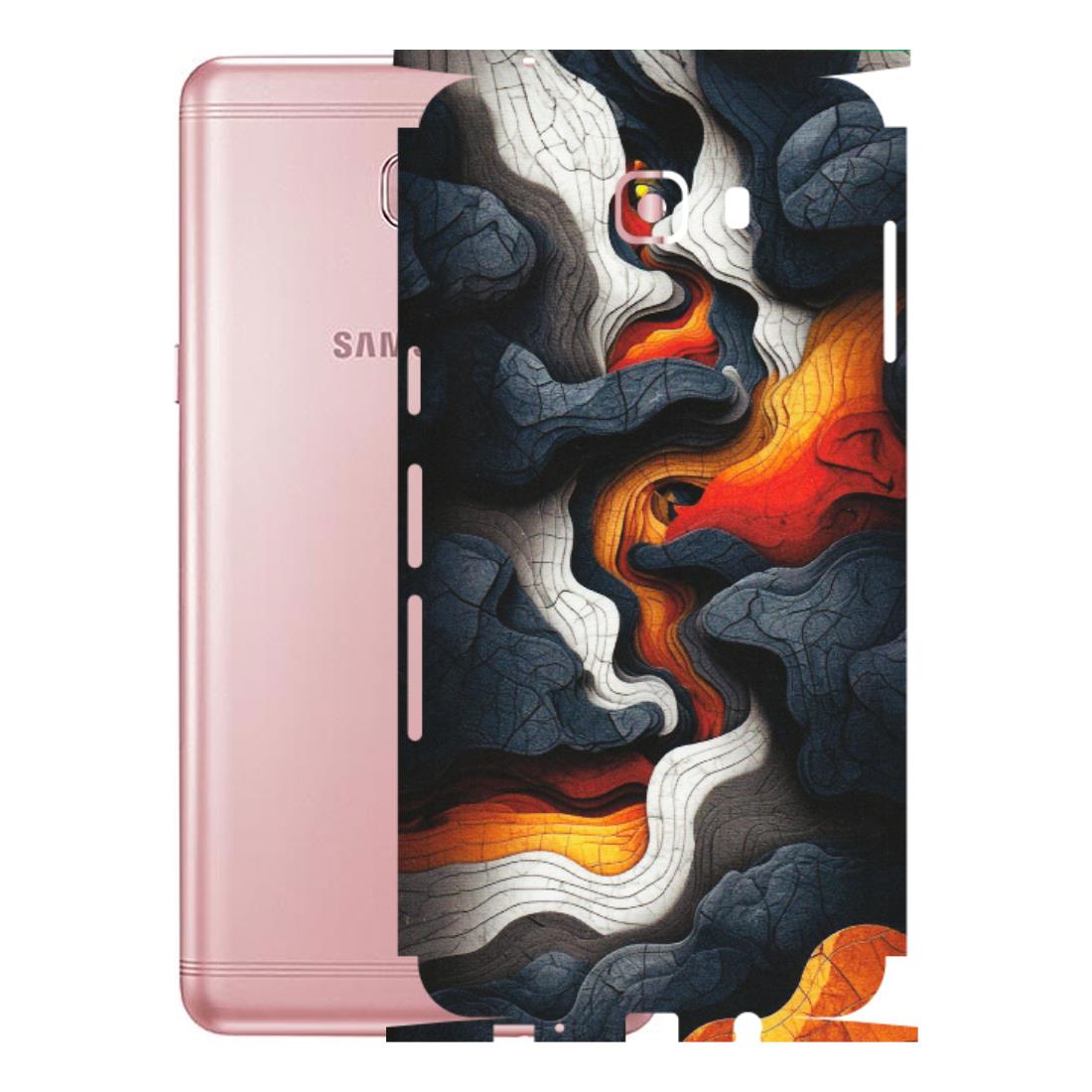 Samsung M/F/Note/Flip and C Phone Skins (All Models) - Abstract Volcanic Layers - Matte Finish (M-52) Samsung Galaxy C9 Pro