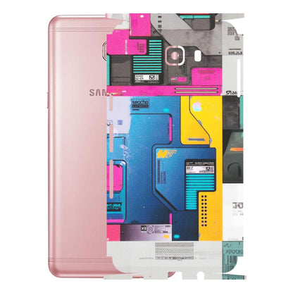 Samsung M/F/Note/Flip and C Phone Skins (All Models) - Colourfull Motherboard Internals - Matte Finish (M-55) Samsung Galaxy C9 Pro