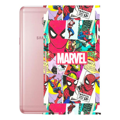 Samsung M/F/Note/Flip and C Phone Skins (All Models) - Marvel Comic Spiderman Grafitti - Matte Finish (M-72) Samsung Galaxy C9 Pro