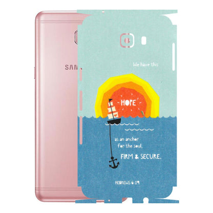 Samsung M/F/Note/Flip and C Phone Skins (All Models) - A Beautiful Sunset of Hope - Matte Finish (M-75) Samsung Galaxy C9 Pro