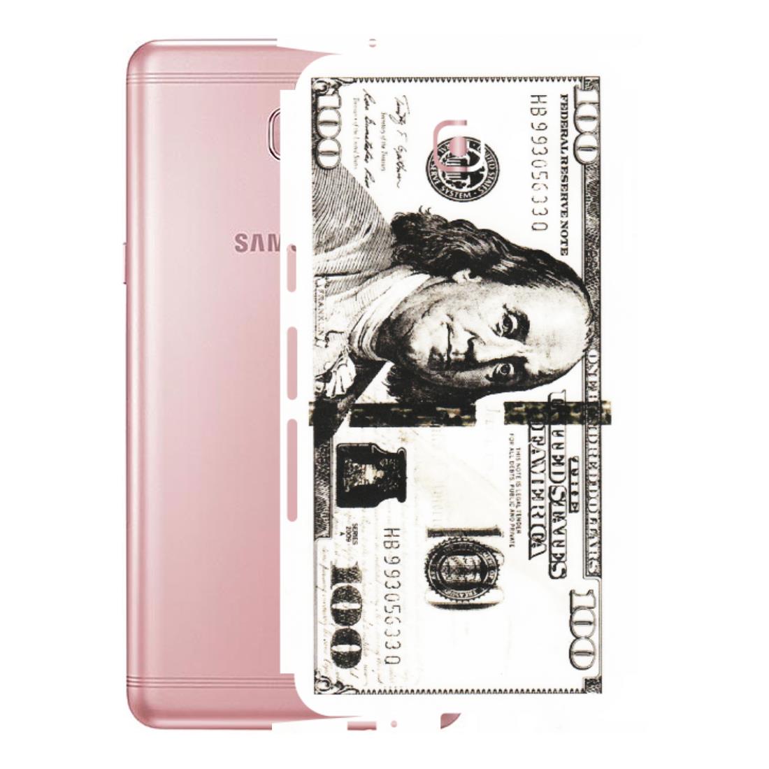 Samsung M/F/Note/Flip and C Phone Skins (All Models) - 100 Dollar Currency - Transparent Finish (T-01) Samsung Galaxy C9 Pro