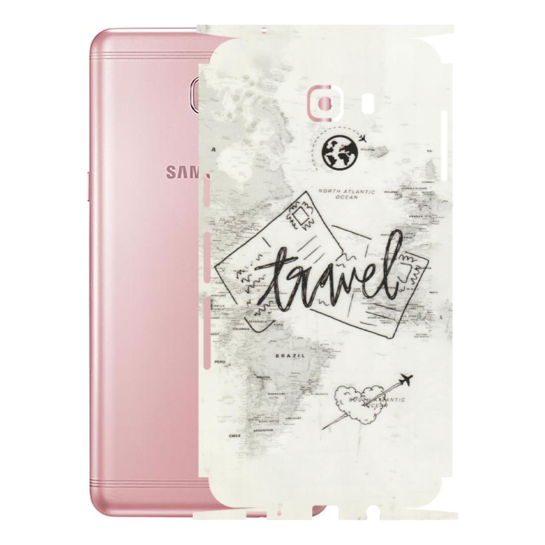 Samsung M/F/Note/Flip and C Phone Skins (All Models) - Travel Ticket - Transparent Finish (T-06) Samsung Galaxy C9 Pro