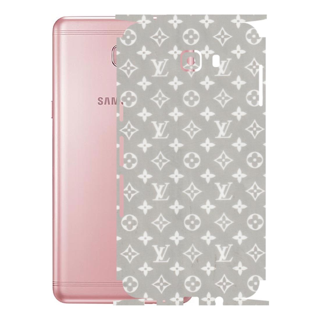 Samsung M/F/Note/Flip and C Phone Skins (All Models) - Luxury Brands Logo - Transparent Finish (T-07) Samsung Galaxy C9 Pro
