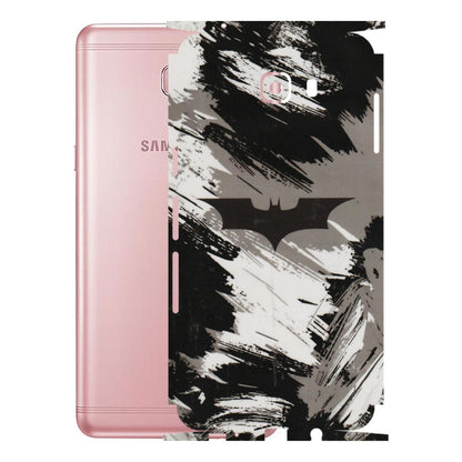 Samsung M/F/Note/Flip and C Phone Skins (All Models) - Batman Fleece DC - Transparent Finish (T-19) Samsung Galaxy C9 Pro