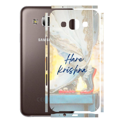 Samsung M/F/Note/Flip and C Phone Skins (All Models) - Hare Krishna - 3D Embossed Finish (L-03) Samsung Galaxy E5