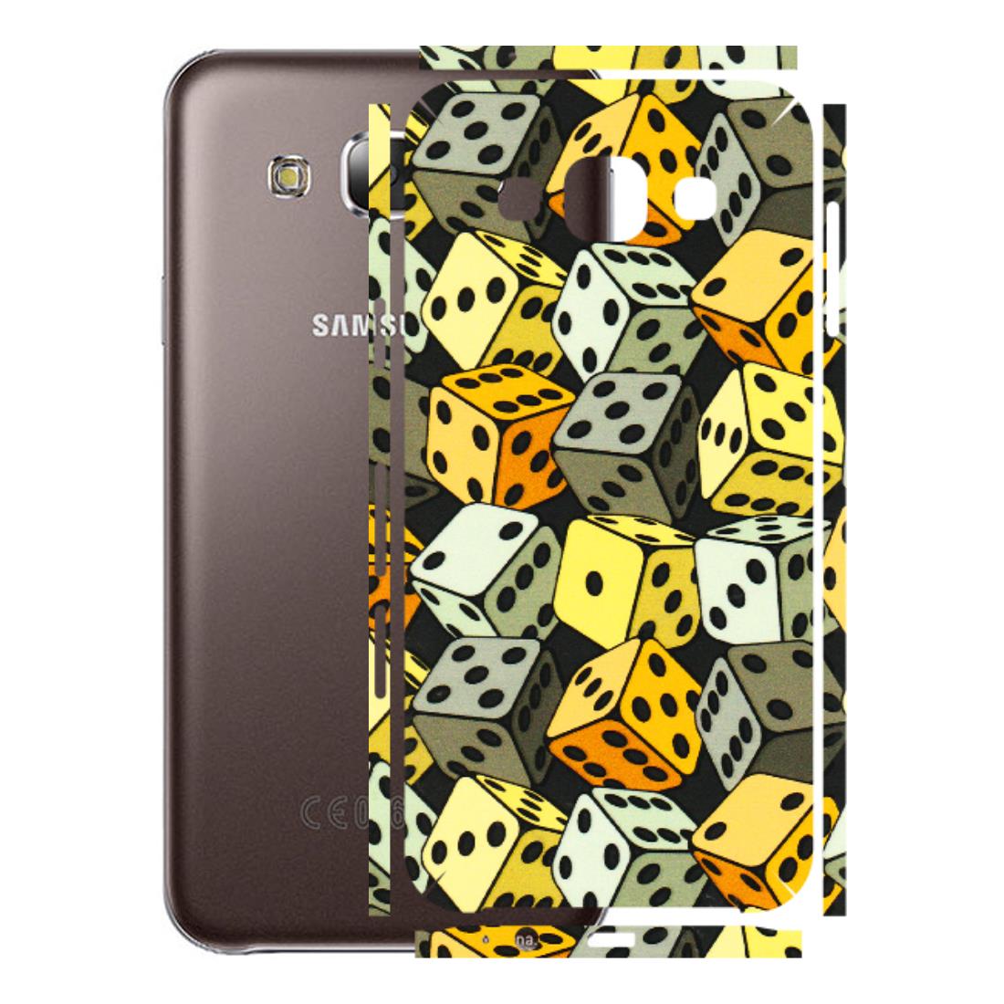 Samsung M/F/Note/Flip and C Phone Skins (All Models) - Dices Of Life - 3D Embossed Finish (L-04) Samsung Galaxy E5